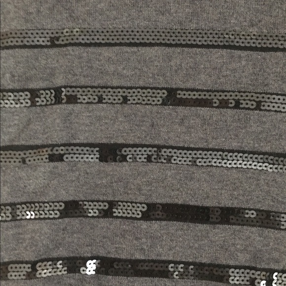 Ann Taylor sweater with sequin stripes - Picture 2 of 3